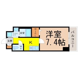 プレイズシード名古屋亀島の物件間取画像